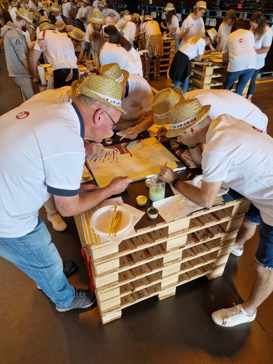 Production de team building - team building peinture