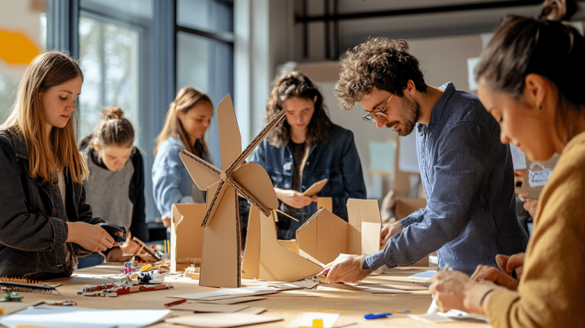 Atelier éolienne ecolympiades