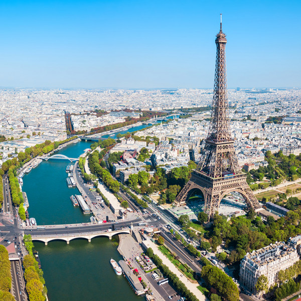 T-shirt PSG - PARIS SAINT GERMAIN - Enfant Garçon - Bleu - Manches