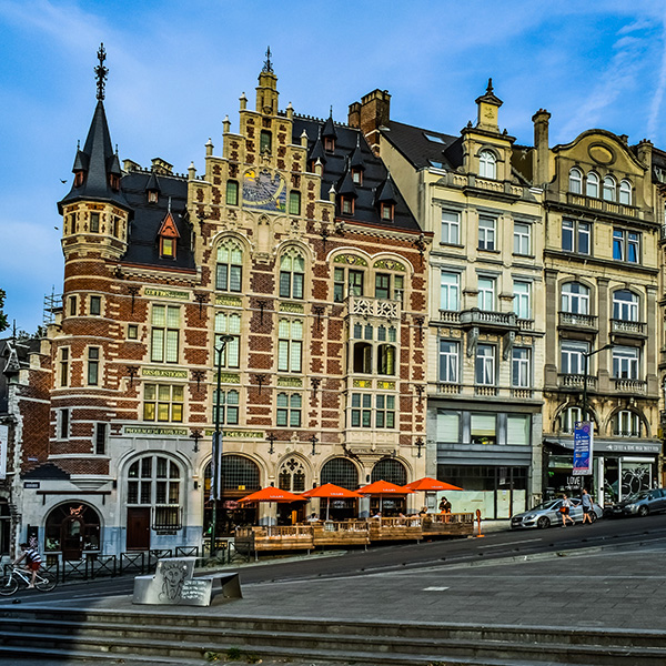 Une activité de cohésion dans les rues de Bruxelles