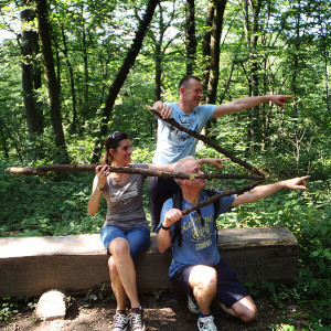 Jeu d'orientation en équipe d'entreprise pour une activité de cohésion originale