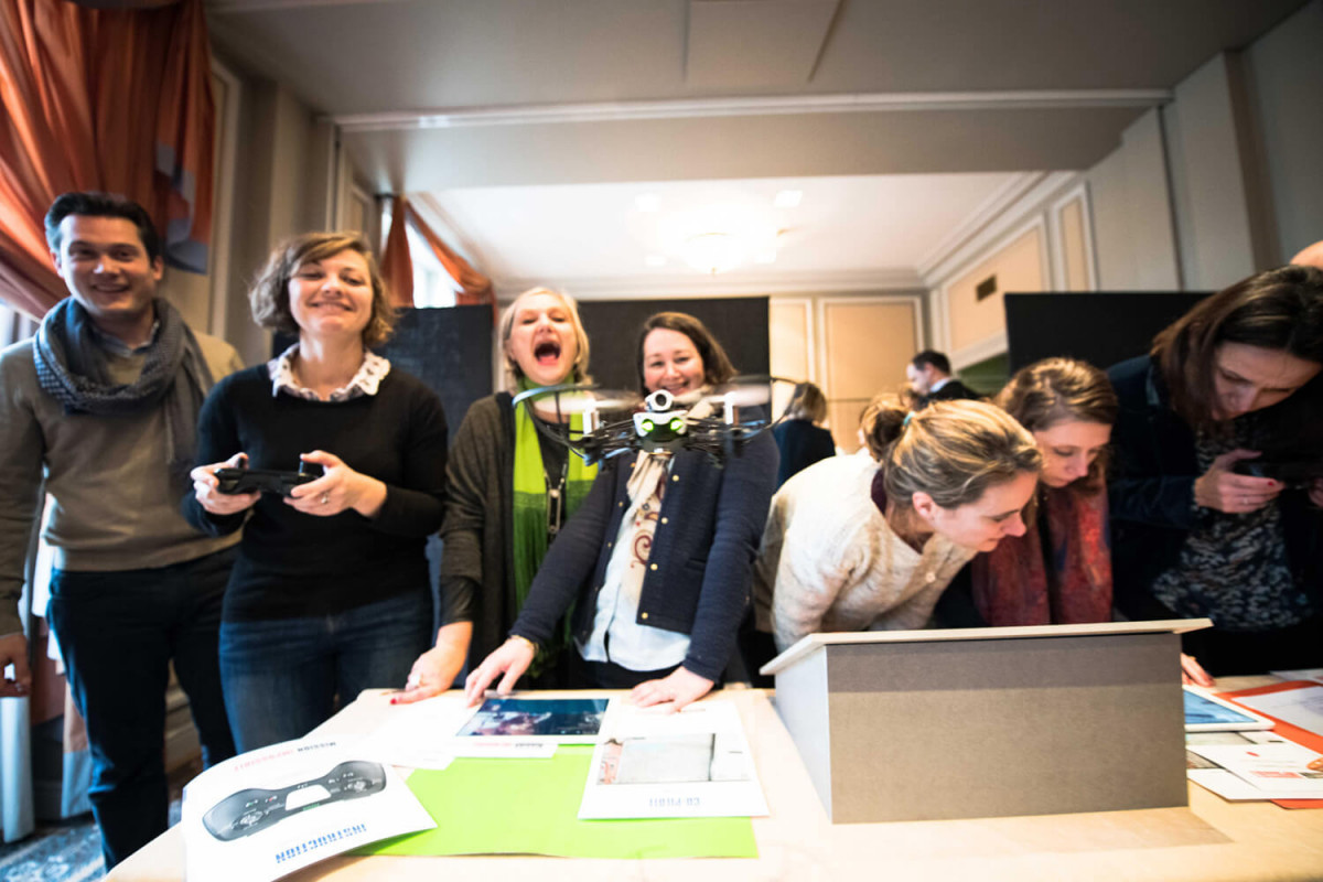 Moments de convivialité pendant un team building à Tours