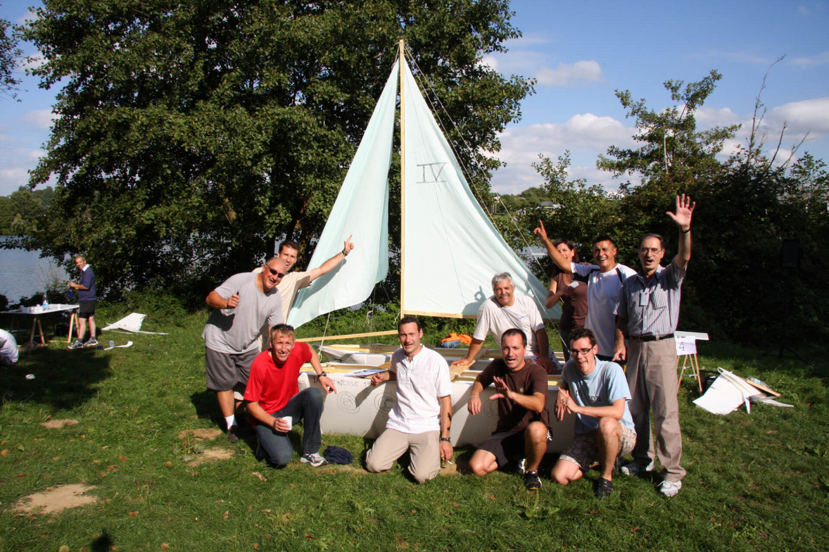 construction de catamaran avec la catacup