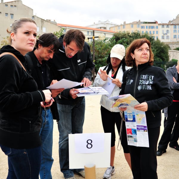 team building urbain enquête photo dans la ville