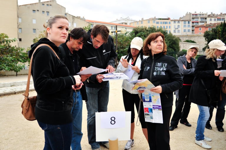 team building urbain enquête photo dans la ville