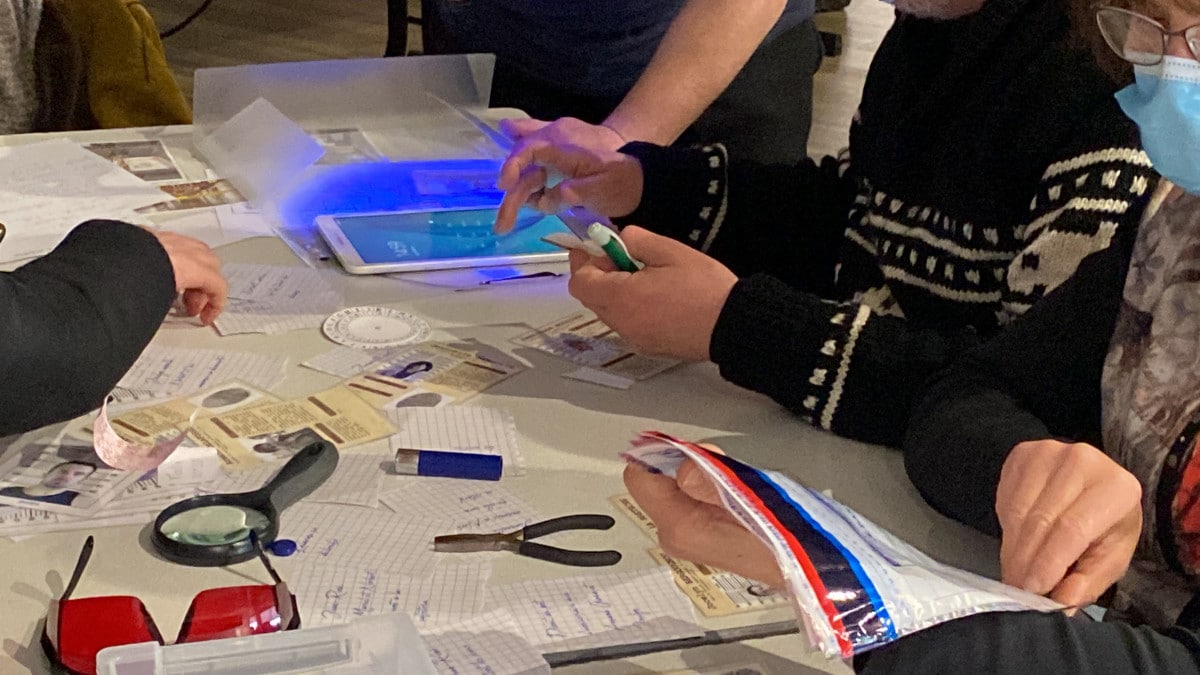 Team building, team investigation with a murder mystery party