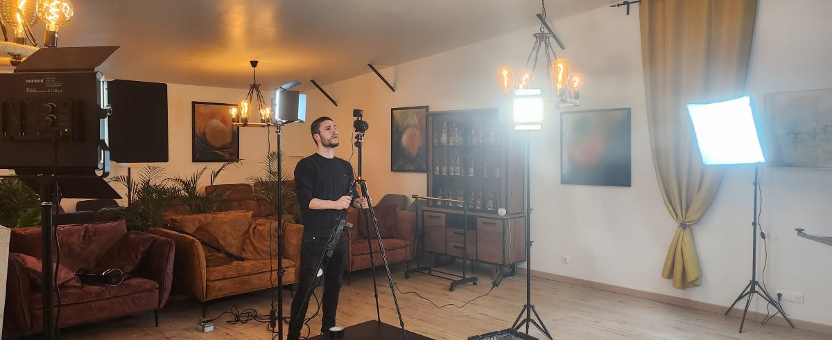 Team building experience: film shoot as a team.