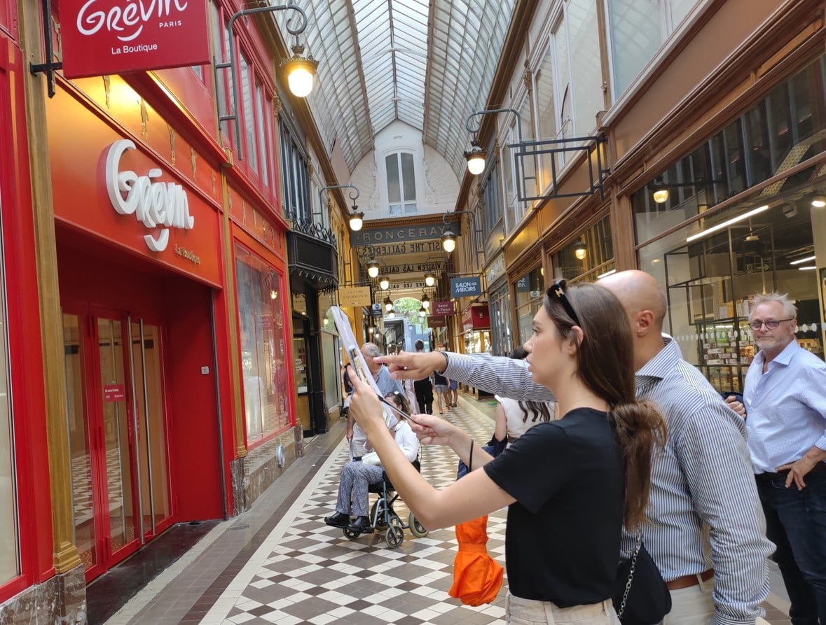 Team building passages couverts de paris