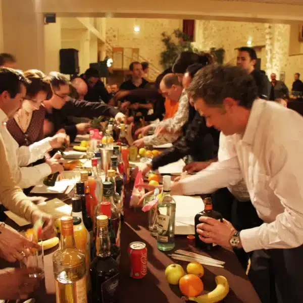 Soirée d'entreprise entre création et dégustation