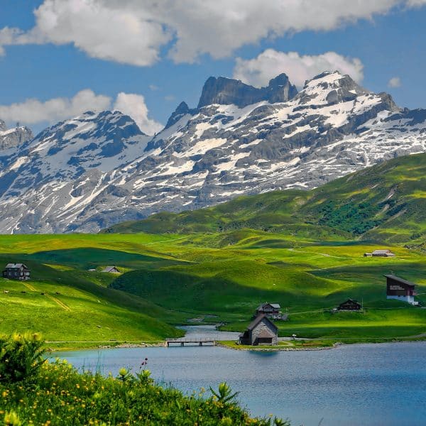 Activité de cohésion dans les Alpes