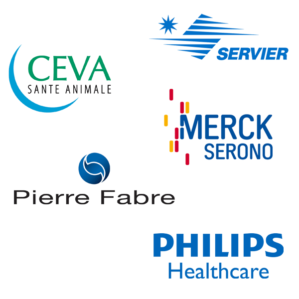 Pierre Fabre, Philips Healthcare et Servier ont fait appel à nos services.