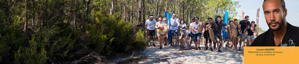 Activité multi-ateliers de team building aventure en pleine nature