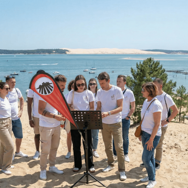urban adventure game in Cap Ferret