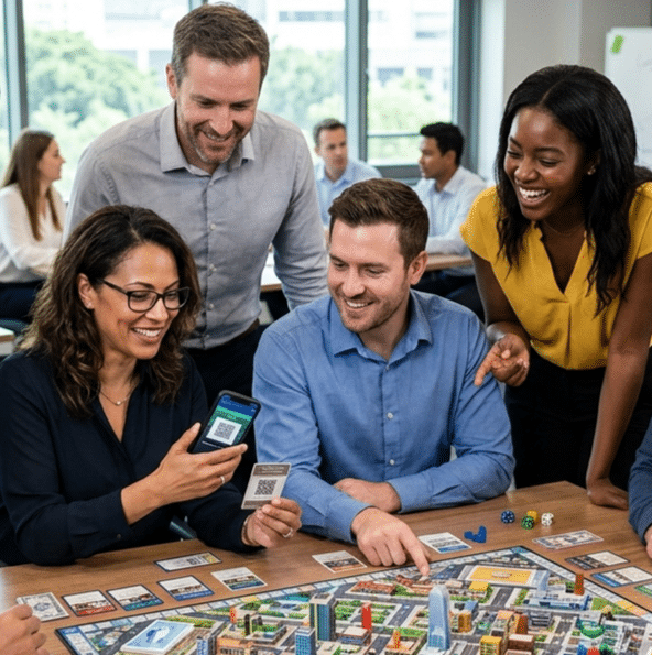 Team building green team action climat carré