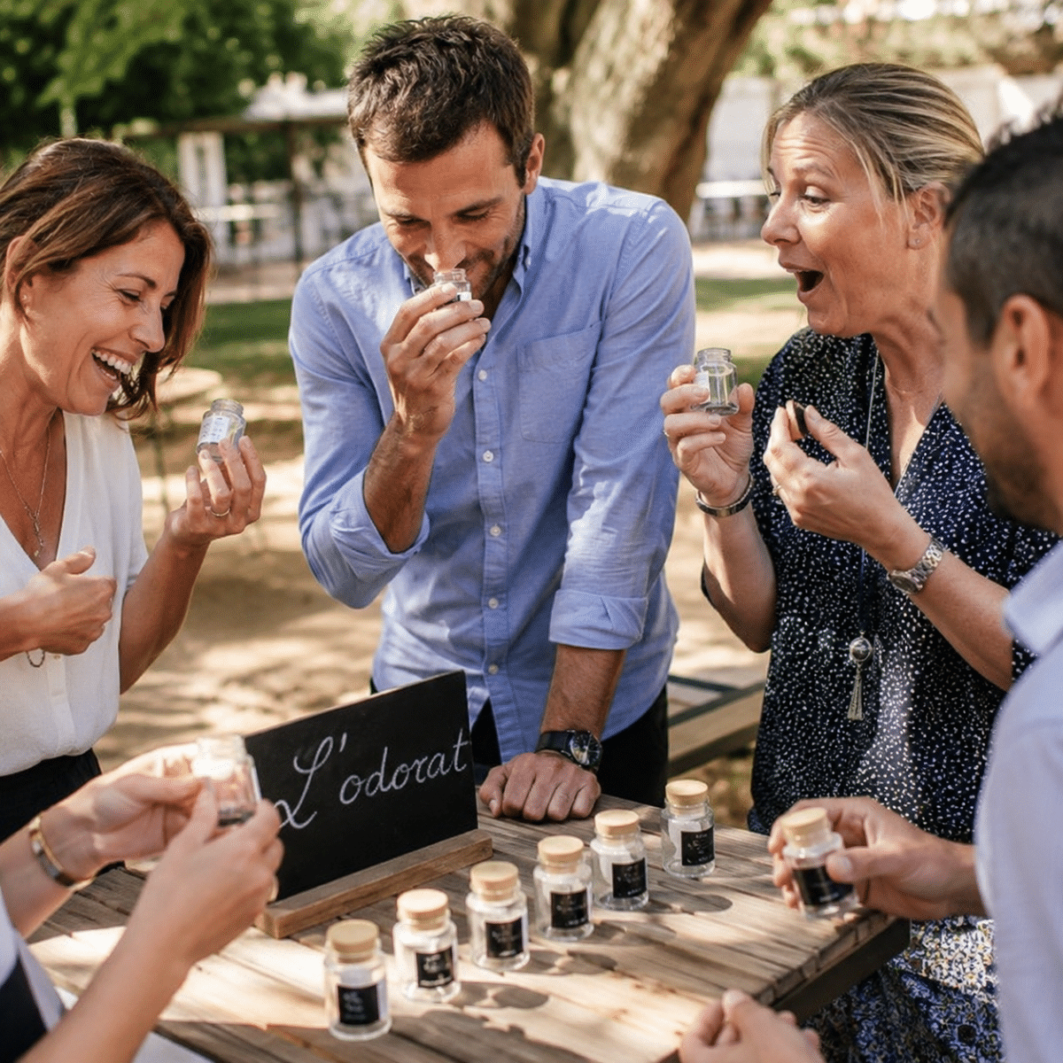 Team building Enquête des sens - Atelier odorat